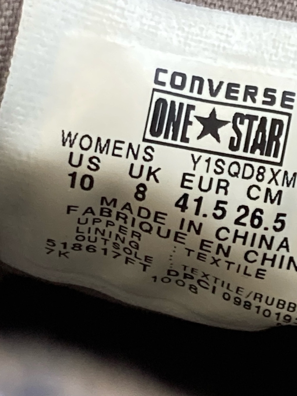 Converse All Star Plaid Sneakers Women's size 10 - Picture 10 of 10
